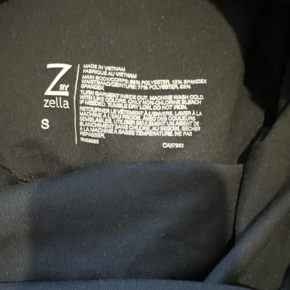 Zella black maternity leggings size small minimalist gym - Picture 4 of 5